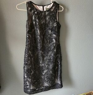 Taylor Sleeveless Sparkle Sequin Dress 0 Shine Prom Whimsigoth Festive Formal